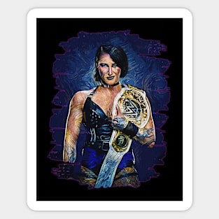 Rhea ripley | WWE | Brush Art Sticker